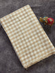 Prewashed  Kattari Checked south cotton running material - HRM361