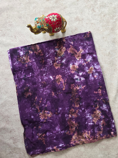 Tie & dye marble print Batik Nighty fabric (approx 3 meters) - NF44