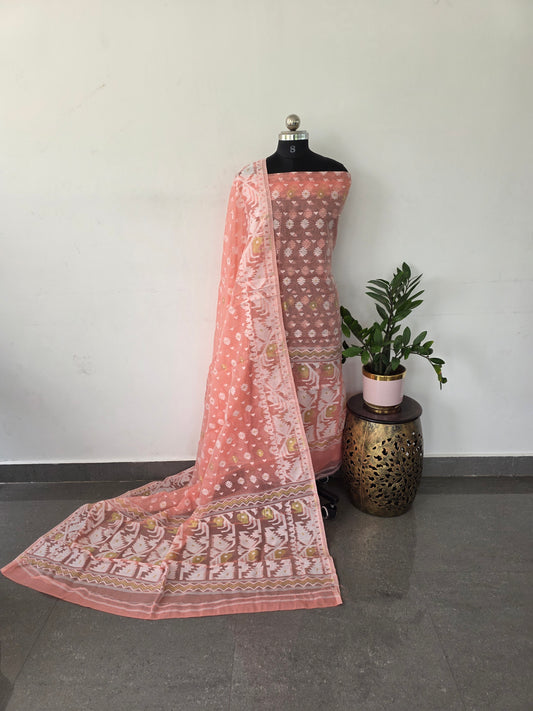 Jamdhani silk cotton set  - 41