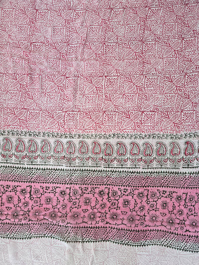 Handblock georgette salwar set -GE252