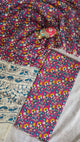 Authentic pure kalamkari cotton set (2 pc set) - AK268