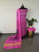 Handcrafted Tie & dye modal silk set with lagdi patta-BN108