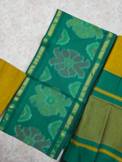 Pochampally sico set with ikkat damn -WW513