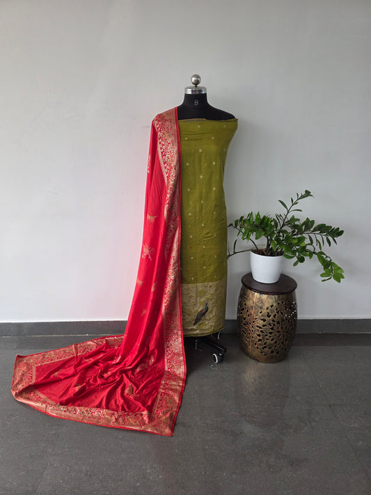 Fancy paithani silk set - UB11