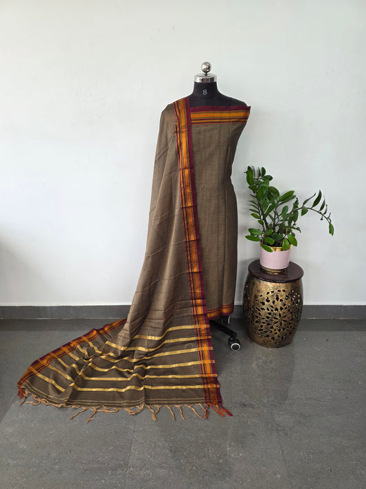 Mercerised narayanapet salwar set (4.5 meters)- NA409