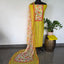 Floral Muslin silk set with pure chiffon shawl-VM51