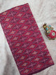 Pochampally sico pattu ikkat silk running fabric - WW136