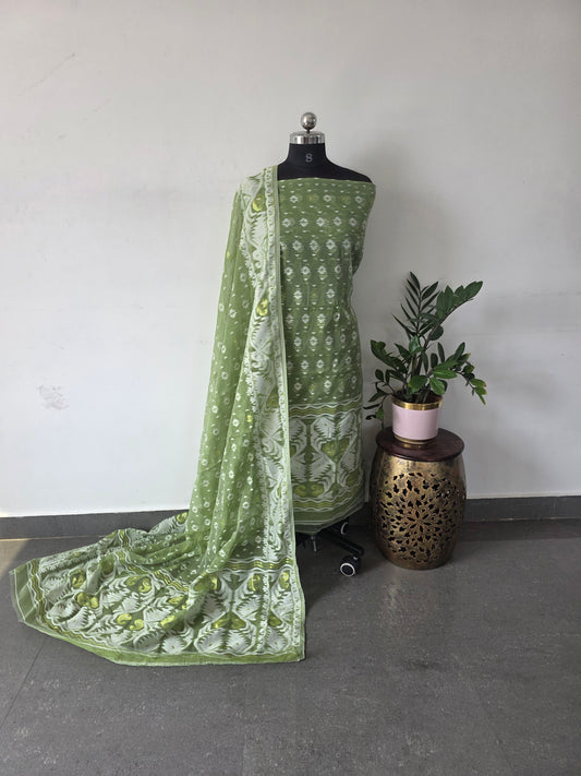 Jamdhani silk cotton set  - 61