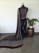 Handcrafted ajrakh modal silk set - HZ238