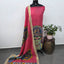 Kalahasthi Handcrafted Penkalamkari bangalore silk set -KH258