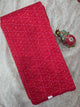 Pochampally sico pattu ikkat silk running fabric -WW138
