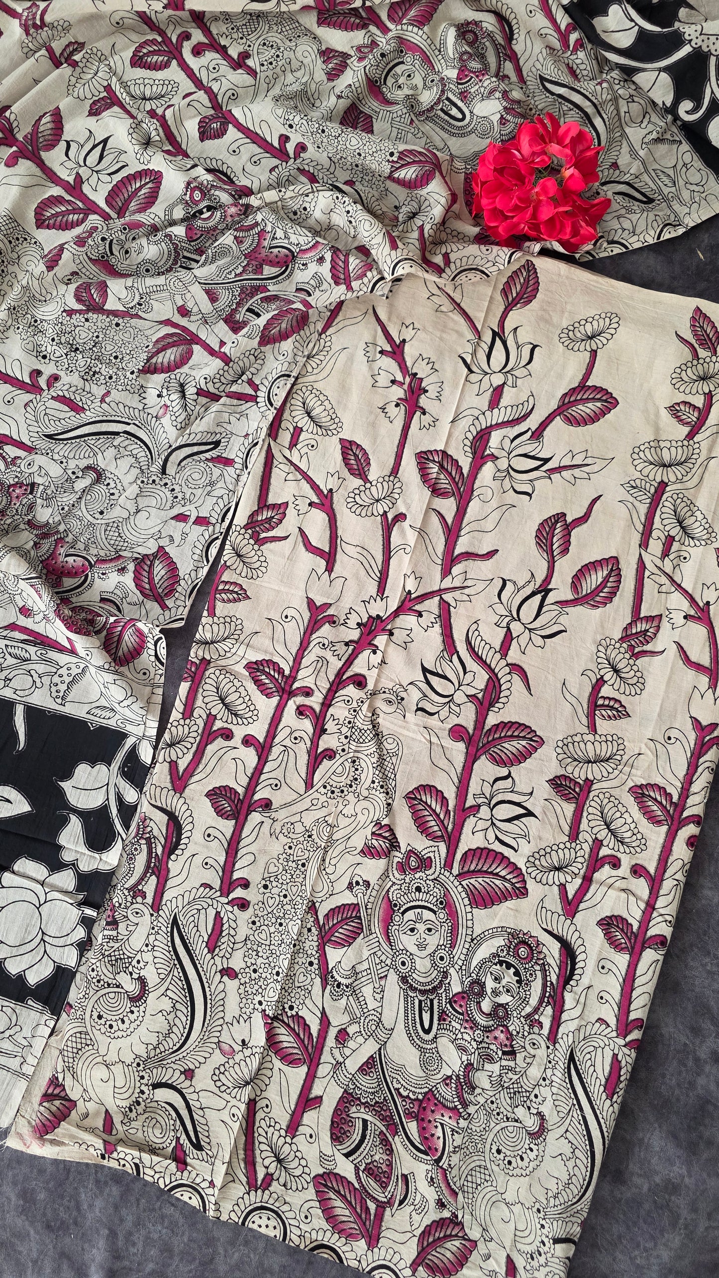 Pure kalamkari cotton salwar ( 2 pc set ) - AK125