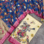 Kalamkari katha- Chennuri pure kalamkari silk set - AK384