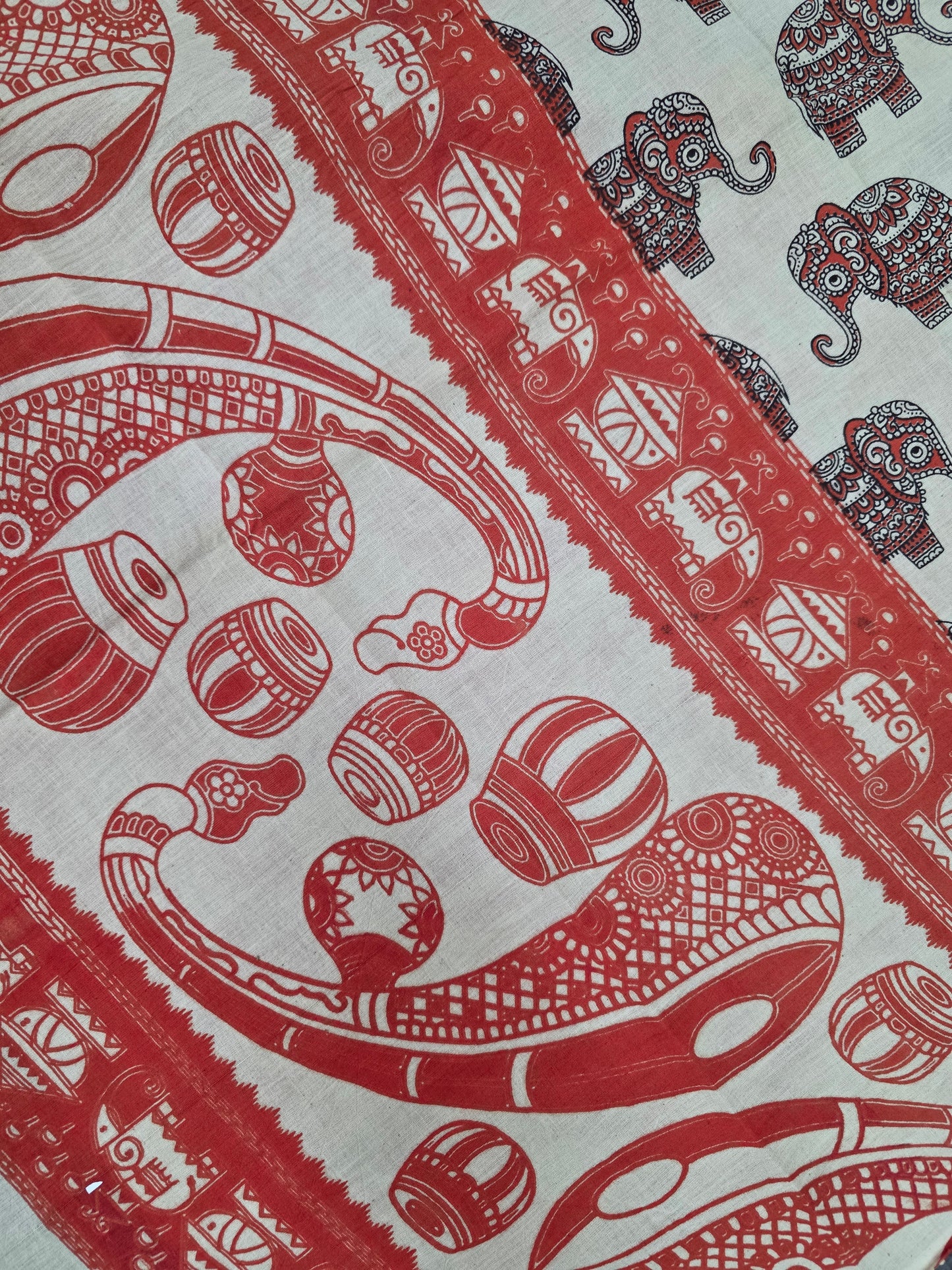 Pure Kalamkari Cotton Salwar Set (2.5 Metres) - Ak346