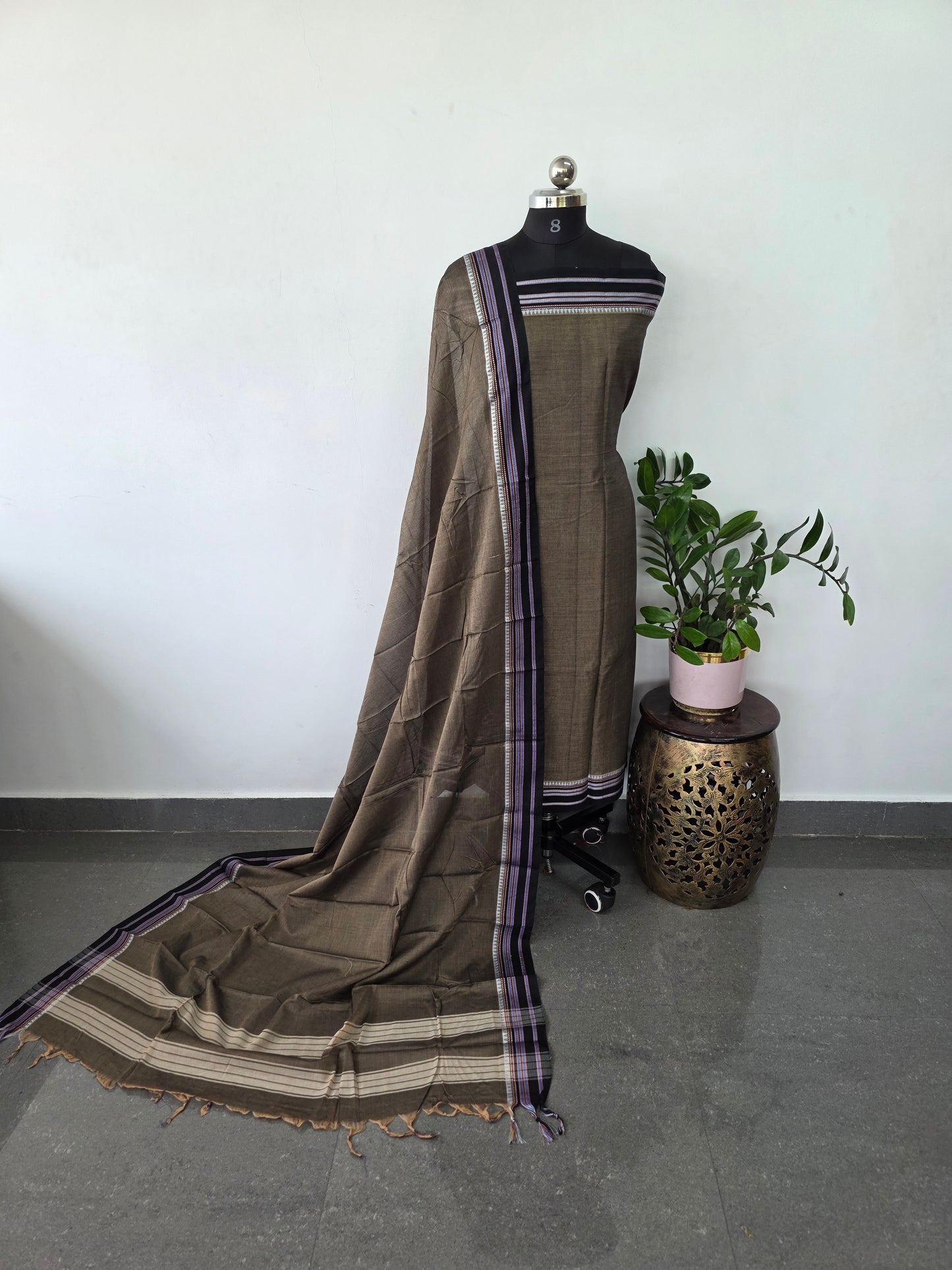 Mercerised narayanapet salwar set (4.5 meters)- NA401