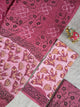 Nashpal Ajrakh Handblock Jaipuri pure cotton set - JA935