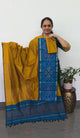 Pochampally sico set with ikkat damn -SD431