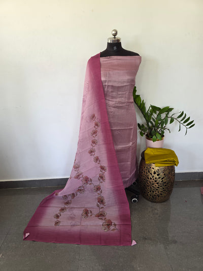 Fancy tussar silk set - CLA87