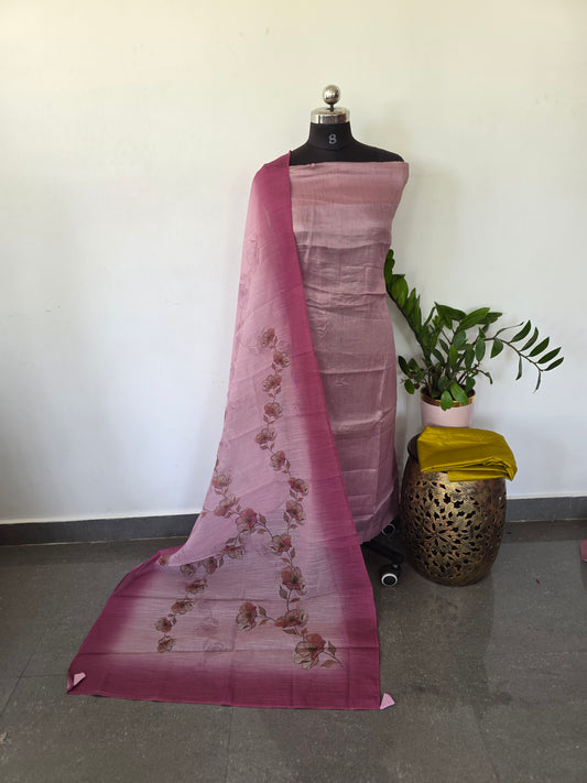 Fancy tussar silk set - CLA87