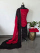 Handcrafted bandhani cotton set  -B180