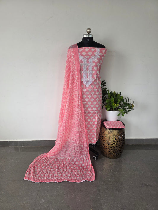 Pure embroidery cotton set - 224