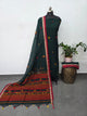 Handcrafted embroidery work bhujodi cotton salwar set (3 pc set) - BB407