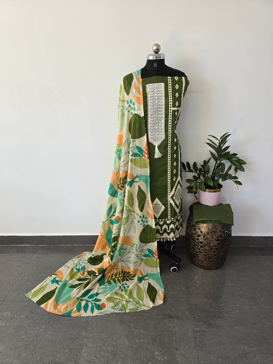 Regular/office wear satin cotton salwar set - BF74