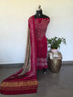 Handcrafted bandhani modal silk set(3 pcs set) -B215
