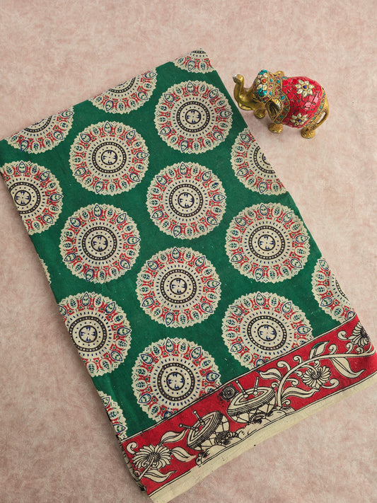 Authentic pure kalamkari cotton saree - HZ16