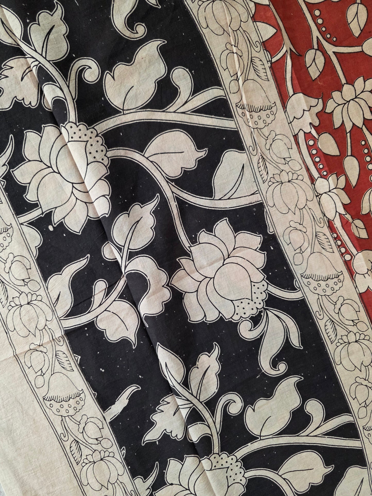 Pure Kalamkari Cotton Salwar Set (2.50 Metres) - Ak361