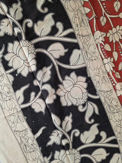Pure Kalamkari Cotton Salwar Set (2.5 Metres) - Ak361