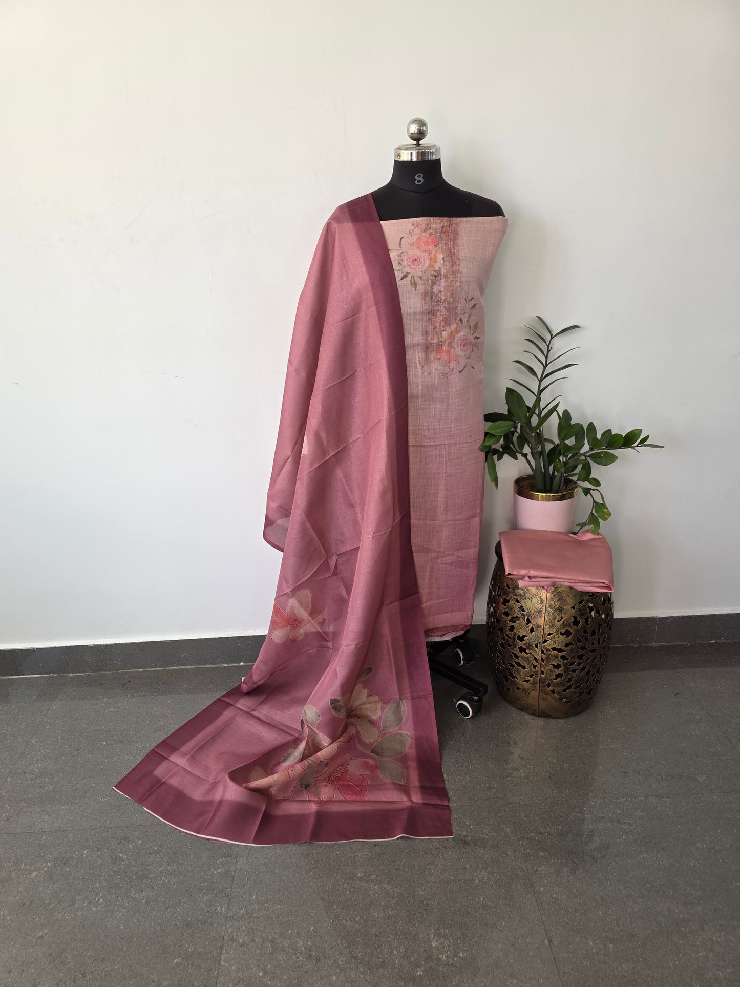 Fancy tissue silk set - 15