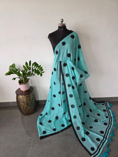Malai cotton West Bengal saree - BB518