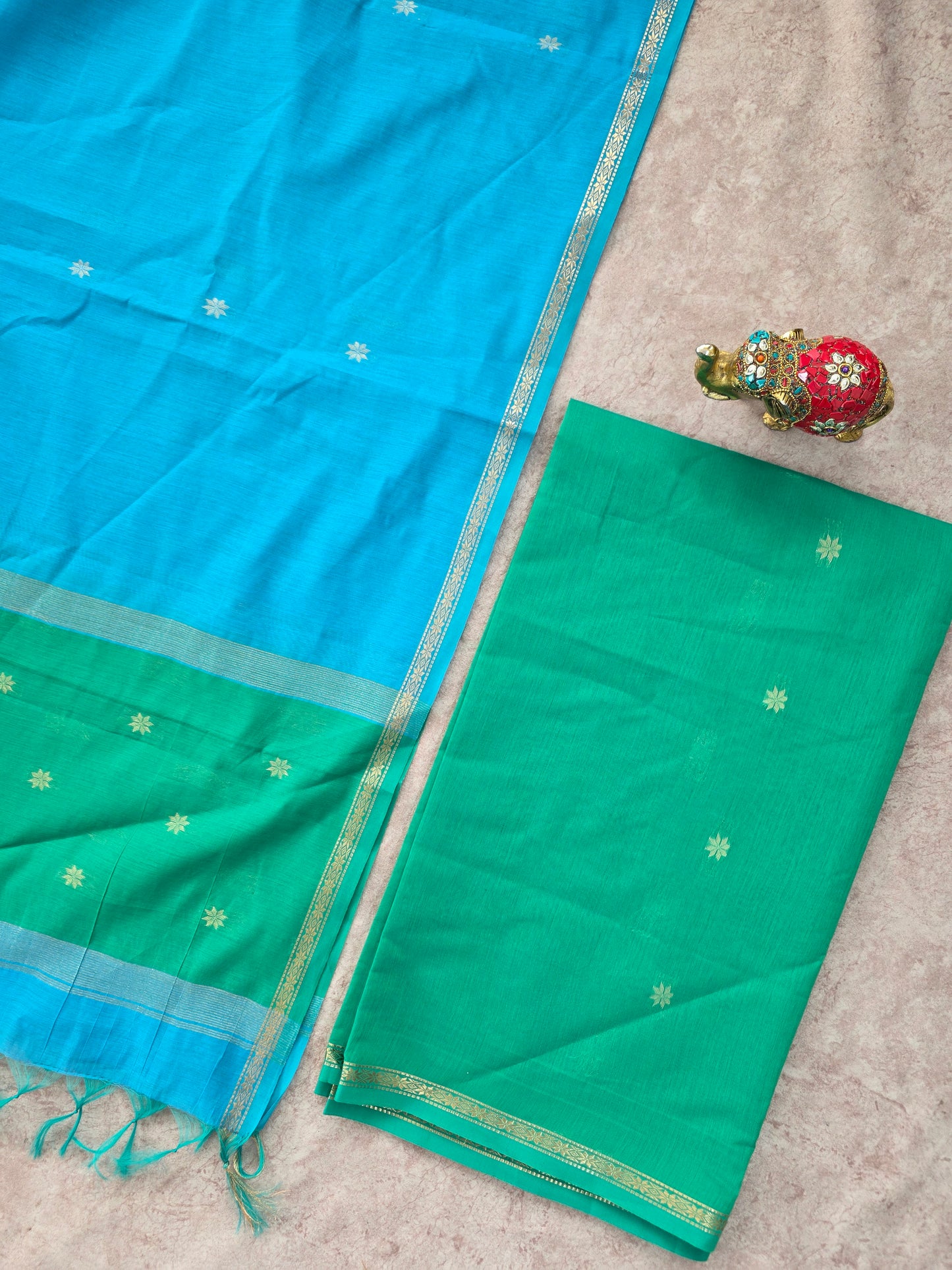 Semi Maheshwari silk salwar set - SM90