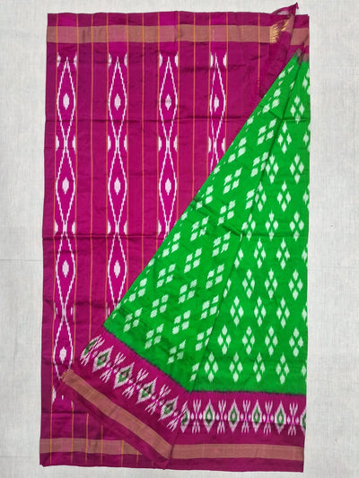 Mulberry pure Ikkat pattu saree- WW599