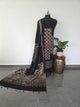 Handcrafted ajrakh mashru silk set - H20