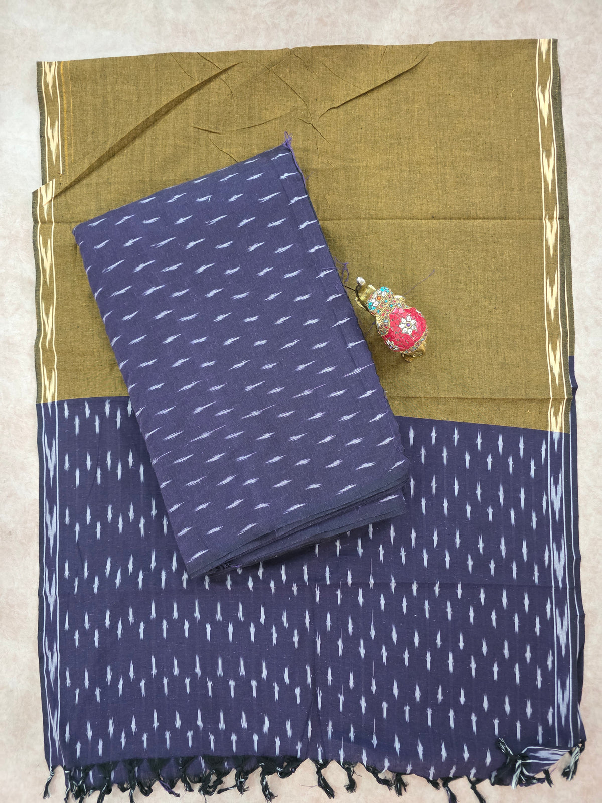 Pochampally ikkat cotton set -WW307