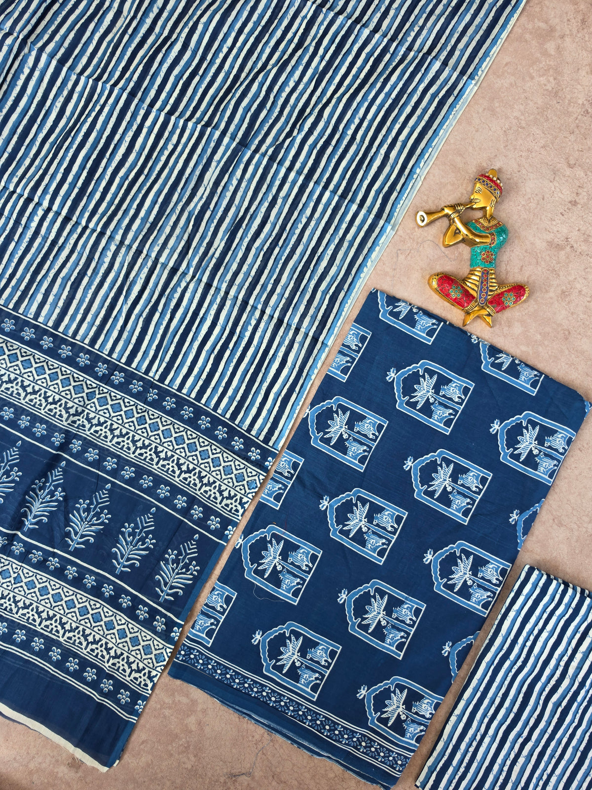 Jaipuri cotton salwar set - JA618
