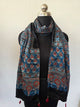 Ajrakh Handblock natural dyed mashru silk stole- MV99