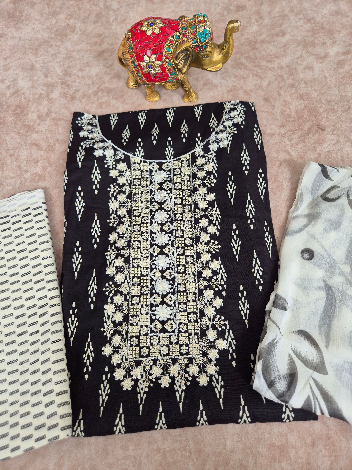 Slub rayon set - D108