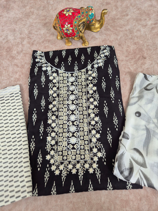 Slub rayon set - D108