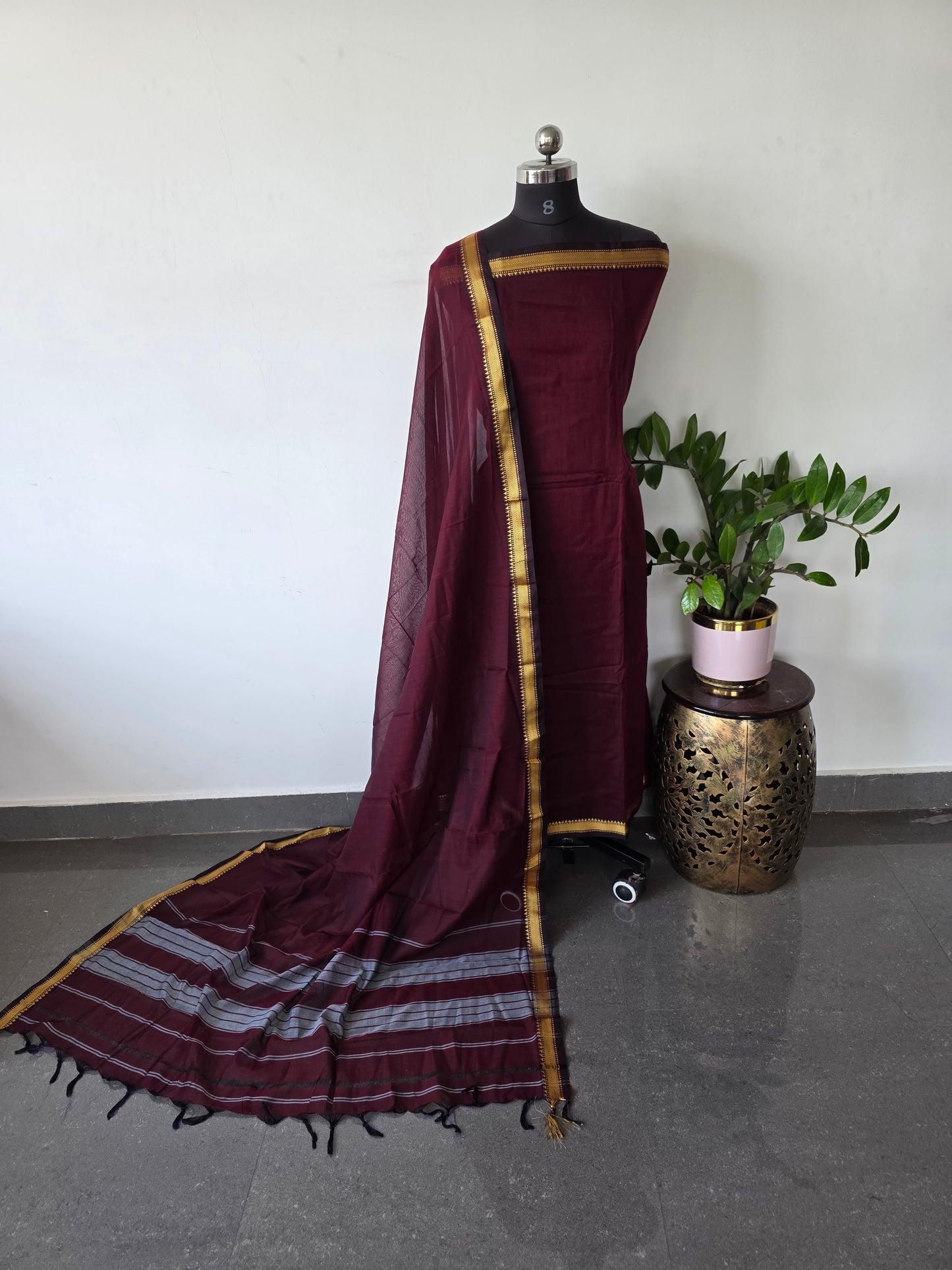 Mercerised  narayanapet salwar set  (4.5 meters)- NA326