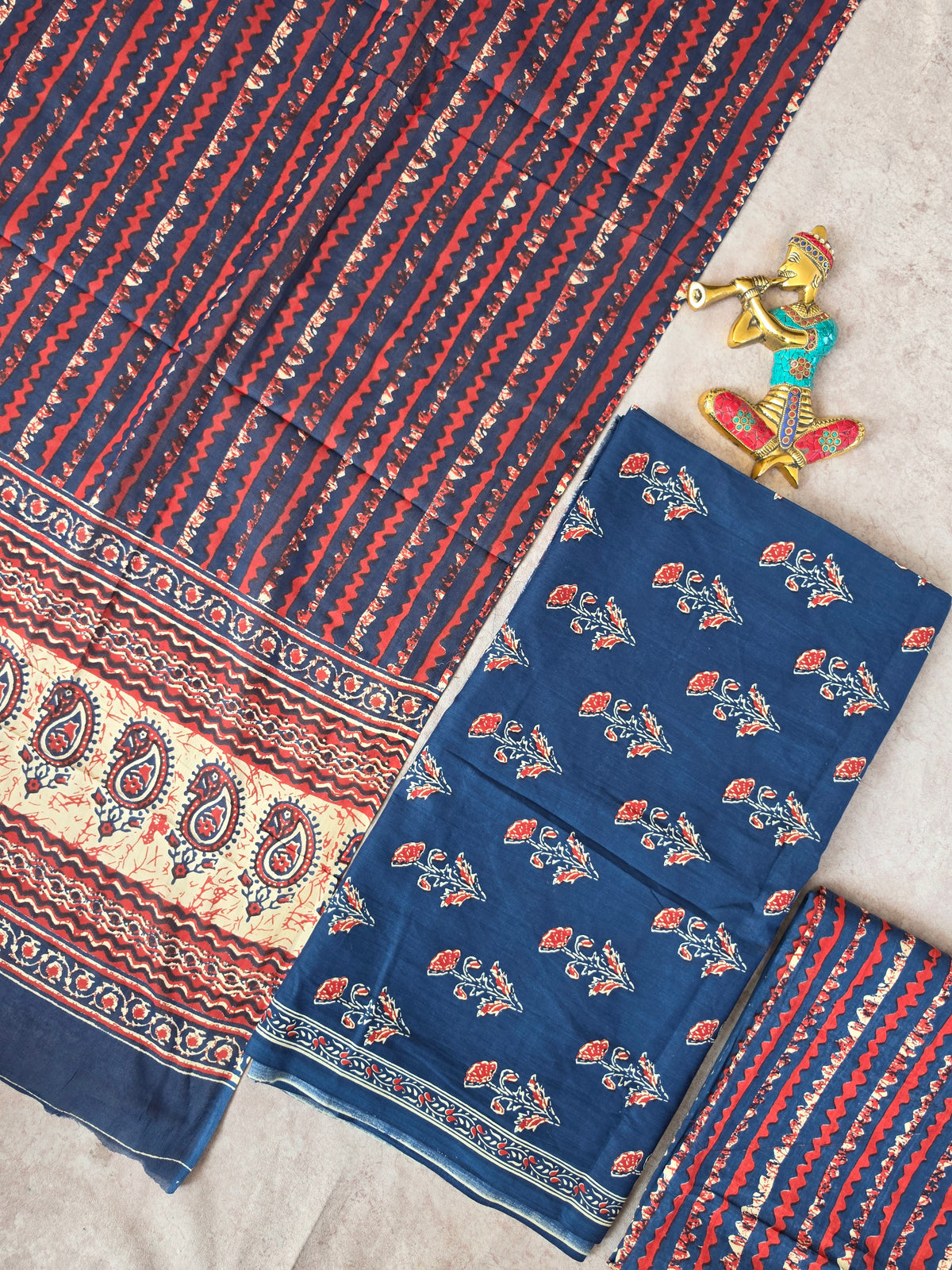 Jaipuri cotton salwar set - JA634