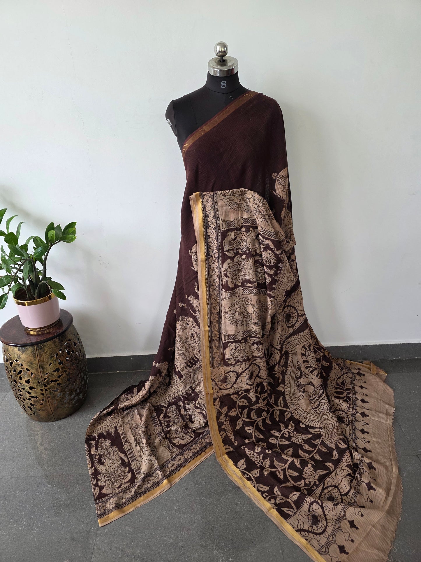 Authentic Kota kalamkari saree - AK155