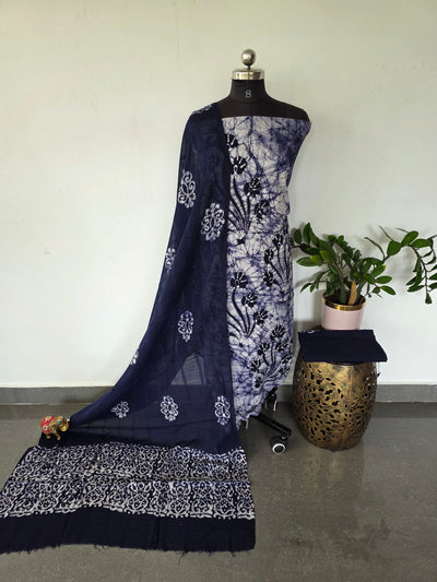 Handcrafted Batik cotton salwar set -BS25