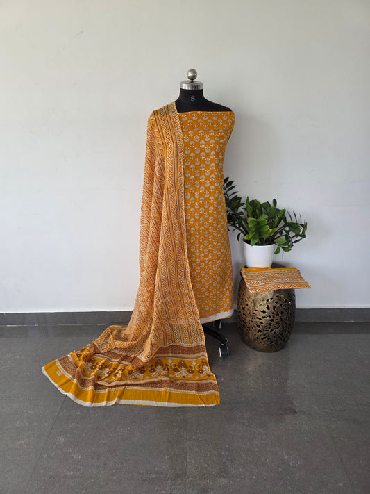 Pure jaipuri cotton set - 201