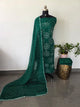Handcrafted bandhani cotton set  -B177