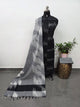 Ikkat south cotton salwar set (black) - HA160