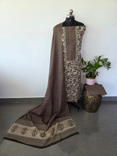 Jaipuri embroidery cotton set - JA808
