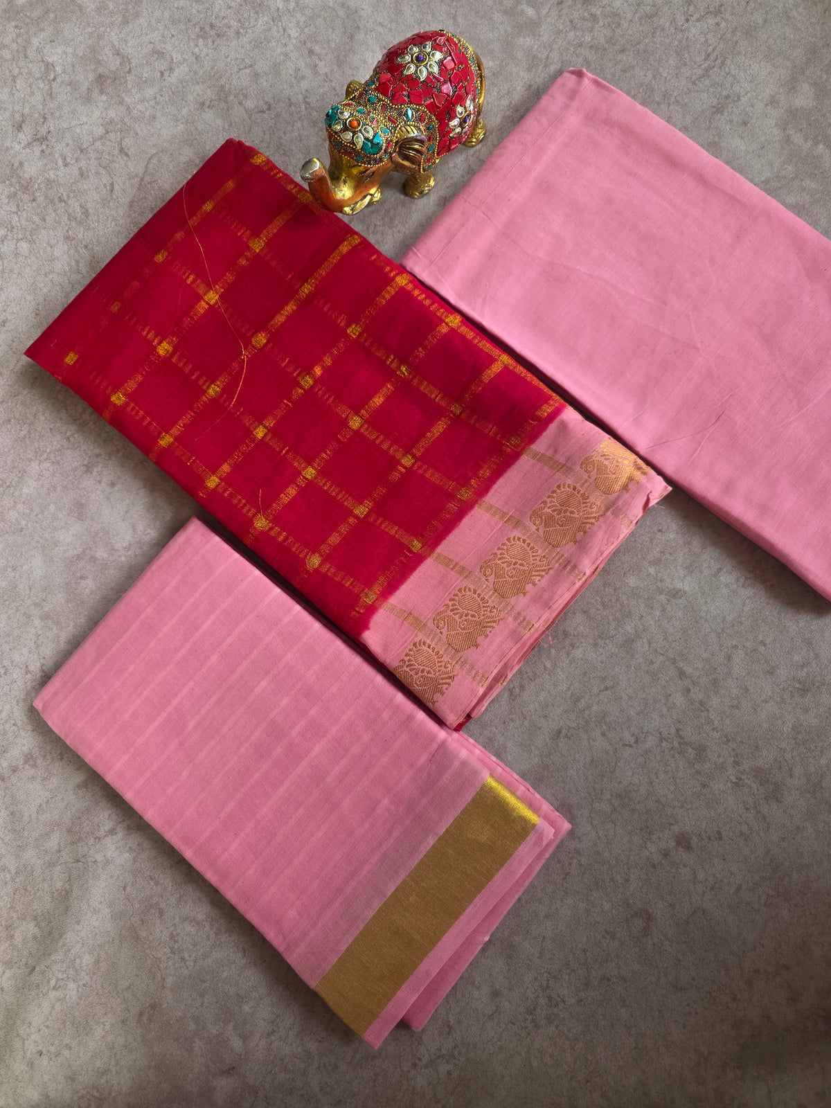 Madurai Sungudi Pavithram checks salwar set-MS107